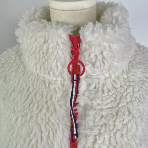 Tommy Hilfiger - White Faux Shearling Winter Zip-Up Jacket - Picture 11 of 13